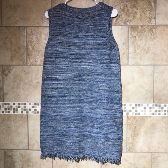 Anthropologie Holding Horses Fringe Knit Dress M - Picture 2 of 5